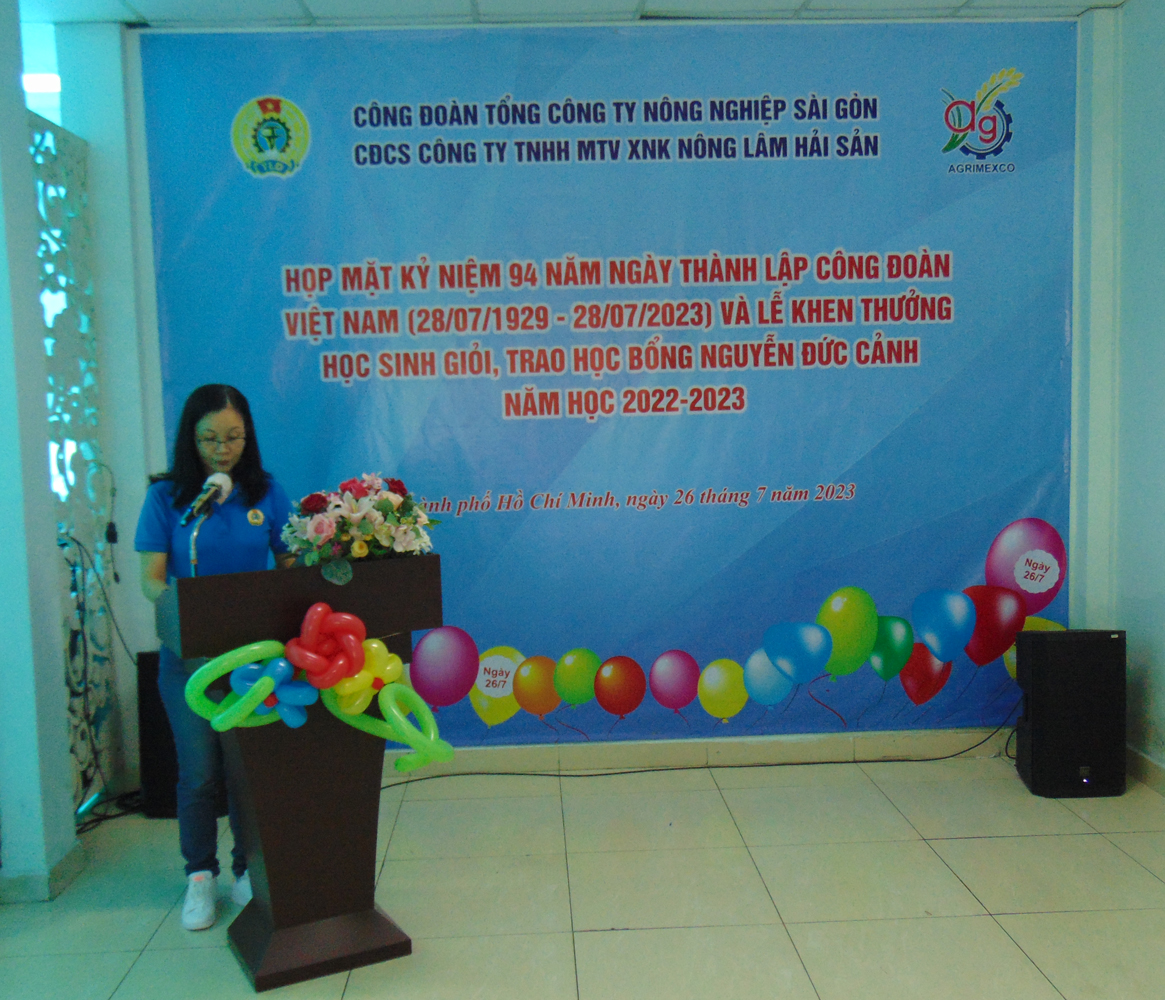 Họp mặt 94 năm ngày thành lập công đoàn và lễ khen thưởng học bỗng Nguyễn Đức Cảnh năm 2023