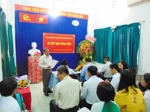 New party membership ceremony