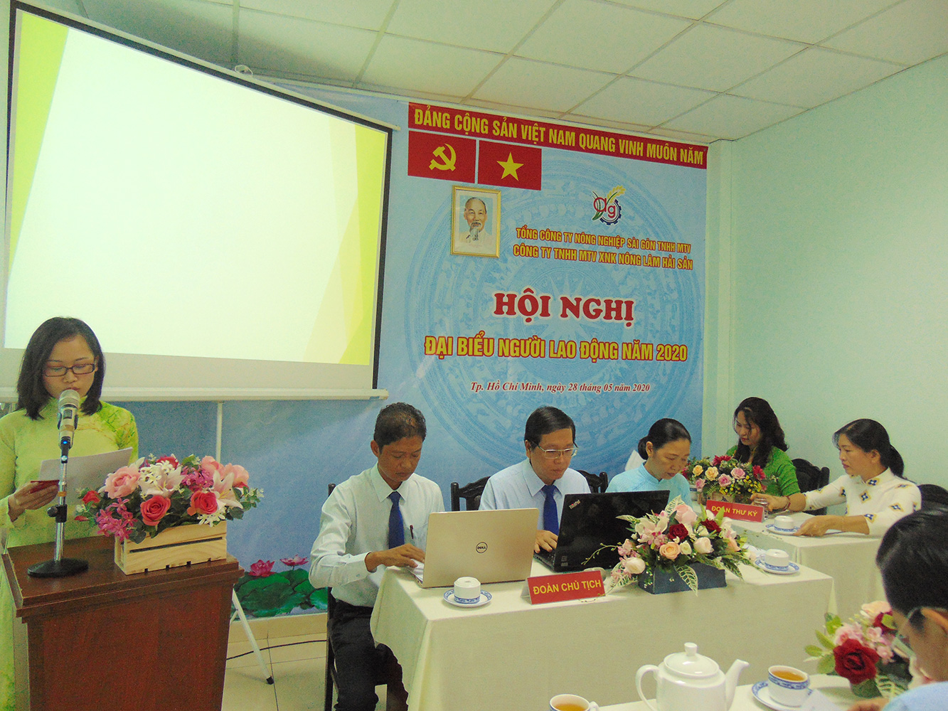 Hội nghị người lao động năm 2020 Công ty TNHH MTV XNK Nông Lâm Hải sản