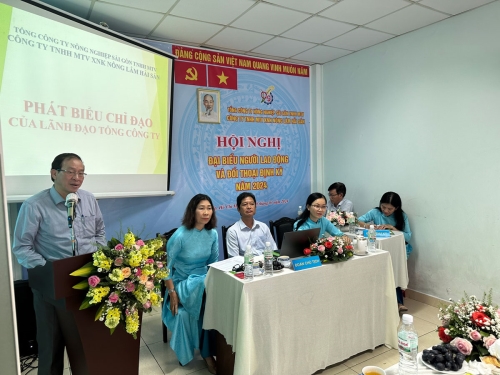 Hội nghị người lao động năm 2024 Công ty TNHH MTV XNK Nông Lâm Hải sản