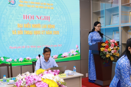 Hội nghị người lao động năm 2025 Công ty TNHH MTV XNK Nông Lâm Hải sản