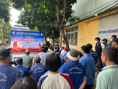 Diễn tập PCCC tại Kho Tân Bình